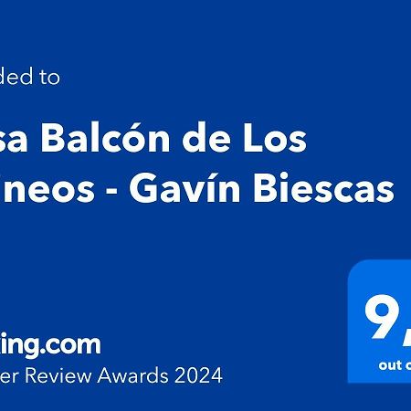 Casa Balcon De Los Pirineos - Gavin Biescas Exterior foto
