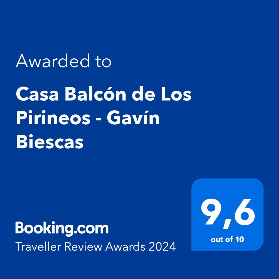 Casa Balcon De Los Pirineos - Gavin Biescas Exterior foto